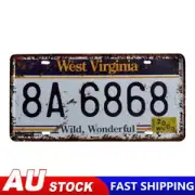 Vintage Metal Tin Sign Plaque Wall Vehicle License Plate Iron Painting 30x15cm