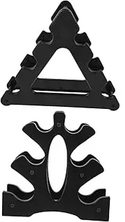 Toddmomy 2pcs Plastic Dumbbell Rack Ball Storage Rack Adjustable Dumbbells Dumbbell Holder Weight Storage Racks Unique Pole Weight Rack Weight Rack for Dumbbells Dumbbell Storage Black Pp