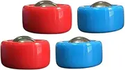 Frediuo 8 Pieces Shuffleboard Pucks Shuffleboard Rollers Set for Kids Adults for Tabletop Sports Game Shuffleboard Table Pucks 19 mm