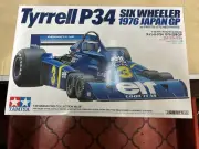 Tamiya Tyrrell P34 1976 Japan GP 1/20 Scale Model Kit Unassembled Photo-Etch