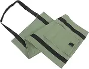 Heavy Duty Canvas Firewood Carrier Bag Capacity Log Tote for Fireplace Fire Pit Comfortable Handling Design for Outdoor Activities