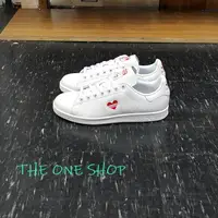 在飛比找樂天市場購物網優惠-adidas 愛迪達 STAN SMITH 愛心 白色 紅色