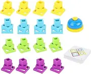 Kids Puzzle Blocks,Preschool Learning Puzzle Sensory Toys | Exquisite Creative Play Parents Kids Interaction for Party Board Game Fun