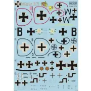 Print Scale 72-034 Decal for airplane 1:72 Albatros D.V. Waterslide decals