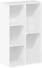 Luder Bookcase / Book / Storage , 5-Cube, White