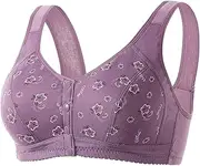 [Generic] Woman's Sports Bra Women Sexy Lace Front Button Shaping Cup Adjustable Shoulder Strap Large Size Bra Womens Workout Sports Bra