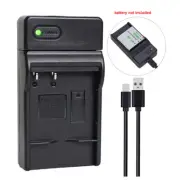 USB Battery Charger for Casio NP-40 AZ526 HP V5061H V556AU V5560 D3500 SKL-60