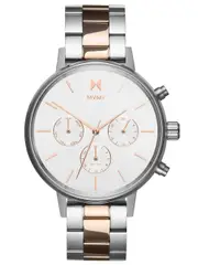 MVMT FC01-S White Dial Rose Gold Stainless Steel Womens Watch