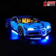 LED Light Kit for Bugatti Chiron - Compatible with LEGO® 42083 Set (Remote)