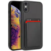 ZUSLAB iPhone XS Max Case, Magnetic Detachable Card Holder Wallet Shockproof Heavy Duty Protective Cover for Apple (2018) - Black