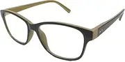 Foster Grant Kinsey Women's Premium Black Reading Glasses (2.75)