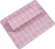 Oshhni Nail Arm Rest with Mat Waterproof Nail Art Pillow, Pink