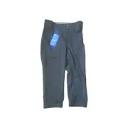 Mizuno Prospect Softball Pants Black Womans Color Size XS Button Zip Up Cozy
