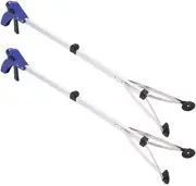 Sparks 2 Pack Foldable Reacher Grabber Tool, Long 32" Foldable Extender Gripp...