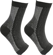 Neuropathy Compression Socks - Toeless Compression Socks for Travel Breathable | Soothing Athletic Socks, Thin Running Socks for Feet, Nerve Damage, Ankle