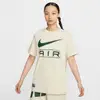 【NIKE 耐吉】上衣 女款 短袖上衣 運動 落肩 寬鬆 AS W NSW TEE AIR BF SP24 米白綠 FV8003-110(2S3720)