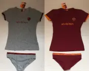 1673/253 AMISTAD as Roma Official Matching T-Shirt + Underpants Woman Women
