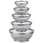 5 Pack Strainers for Kitchen, Stainless Steel Colander, Fine Mesh Strainer4277