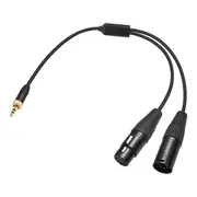 For Nanlite CB-DMX-3.5C-1/2 DMX 3.5mm Cable for Forza 60 II, 60C Black
