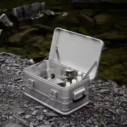 Outdoor Storage Box Camping Picnic Travel Aluminum Alloy L Capacity Box 30-80L