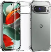 For Google Pixel 9 Pro XL 8 7 Pro 6A 7A 8A 9A Case Clear Shockproof Bumper Cover