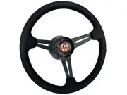 1984-2004 Ford Mustang GT500 Cobra 6 Bolt Suede Steering Wheel Slots Kit (for: Ford)