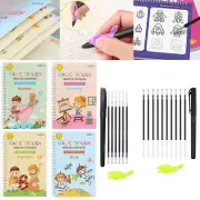 Reusable Grooved Handwriting Workbook For Kids 10ml Small Craft Table