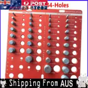 Thread Gauge 34x Nut & Bolt Thread Checker Identifier Aluminum Inch &Metric Set❀