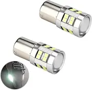 2Pcs 1156 Ba15s P21w Reverse Lights Led Bulb Super Bright White 6000K Tail Turn Signal Super Bright Waterproof 12V-24V Replace Bulbs for Car Truck Backup-Light Tail Day Running Rear Fog Lights
