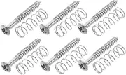 Generic 1 Set Precision Guitar Pickup Installation Screws with Tension Springs for Electric Guitar Accessories Screws Springs for Enhanced Performance and