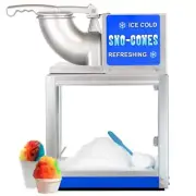 Paragon Snow Cone Machine 8000-oz Blue Stainless Countertop Ice Crushing Button
