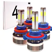 For 2004-2012 Nissan Sentra LED Headlight Hi/Lo Beam + Fog Light Bulbs Combo Kit (for: Nissan)