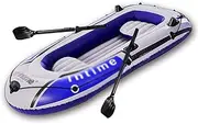 Thicken Inflatable Boat Raft Inflatable Kayak with Air Pump Rope Paddle Rubber Dinghy for Adults Portable Inflatable Raft