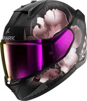 Shark D-Skwal 3 Mayfer, full face helmet , color: Matt Black/Violet/Gold , size: S