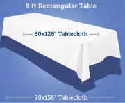 Tablecloth Rectangular Checkered 60 X 144 Inch Variety Colors By Broward Linens