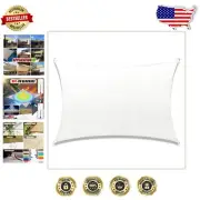 Elegant 7' x 14' Waterproof Shade Sail - Superior UV Protection for Weddings