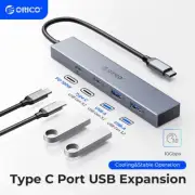 ORICO Type C USB 3.2 10GBPS Hub 4 Ports PD100W SD TF Splitter OTG Adapter For PC