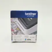 Brother Genuine CZ-1002 1/2" 12MM Label Roll Cassette for VC-500W