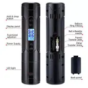 12V Mini Air Compressor Tire Inflator Pump 300PSI Portable Car Accessory