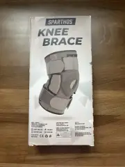 Sparthos Hinged Knee Brace Dark Grey L Size ACL,MCL, Meniscus Tear, Pain