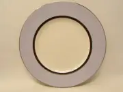Cascade Platinum by Noritake Accent Luncheon Plate Blue Decor Platinum Encrusted