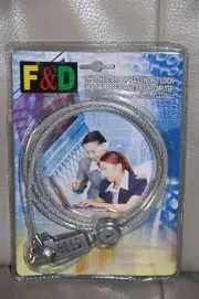 New F & D The FTProof Password Lock Multi-Purpose For Computers Laptops Notebook