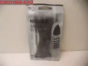 Hickies Unisex Adult Black No-Tie 14 Elastic Shoelaces One Size 854384006185