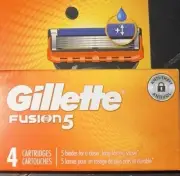 Gillette Fusion Men's Razor Blade Refill Cartridges - 4 Pk