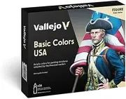 70140 Model Colour Basic Colors USA 16 Colour Acrylic Paint Set
