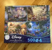 Disney - Thomas Kinkade - 4 X 500 Piece Multi Pack Puzzles