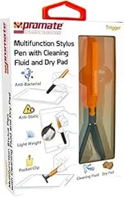 Promate Promate Multifunctional Stylus Pen Cleaning Fluid with Dry Pad Trigger
