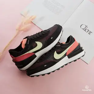 【NIKE 耐吉】W Waffle One 女鞋 黑粉金色 復古 平民版 休閒鞋 DC2533-002