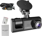 Dash Cam | Night Vision Loop Recording Dashboard Camera - Versatile Park Monitor Large Screen Display Driving Recorder for Sudden Braking Collision