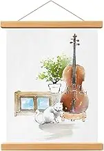 Vivva Magnetic Poster Frame Hanger, Wooden Frames Hangers for Photo Picture Art Canvas Print Artwork Wall Hanging 61cm